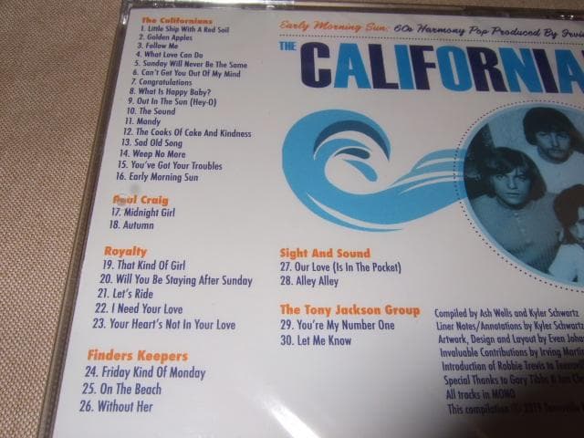 THE CALIFORNIANS, Teensville Records, 新品