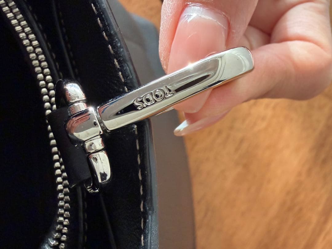 tod's タイムレス ミニ ショルダーバッグ ブラック トッズ