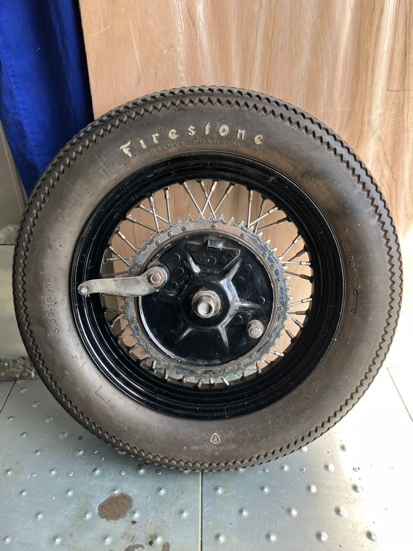 ミッドスターハブ、メカドラムブレーキ付き　機械ドラムブレーキ