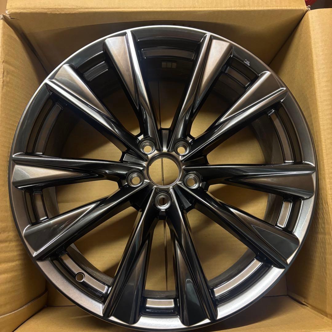 美品レクサス　NX 20系　Fスポーツ　純正　20インチ　ホイール　ダークグレー