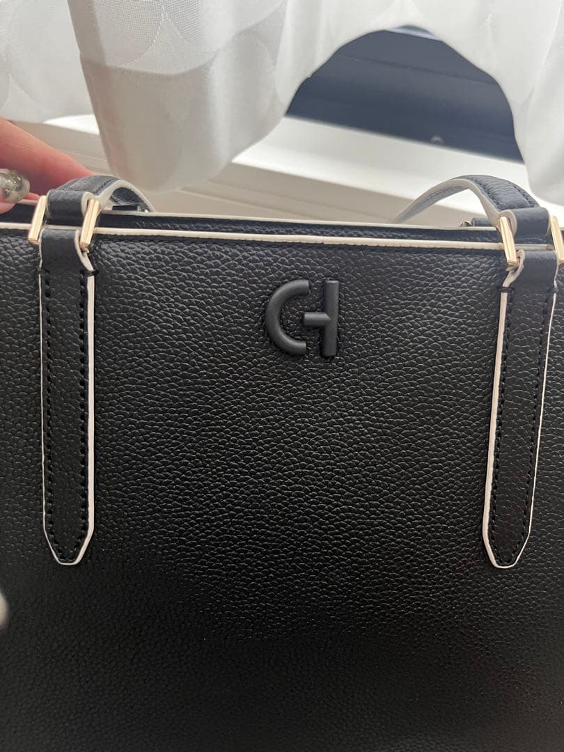 美品　コールハーン　ビジネスバッグ　女性用　黒　革製