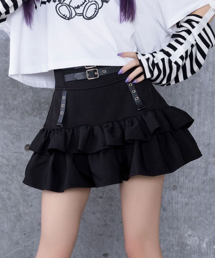 【最終値下げ‼️】Amilige　コルセット風フリルスカート