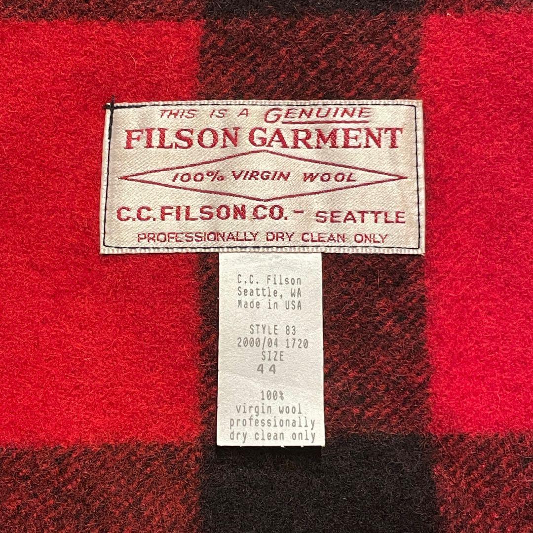 【44】USA製 FILSON ダブル マッキーノ クルーザー ジャケット