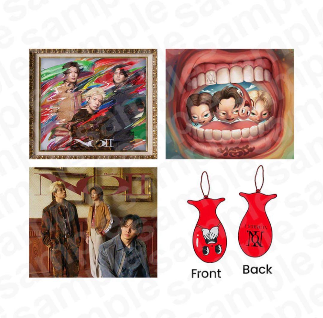 「No.Ⅱ」初回生産限定盤A・初回生産限定盤B・通常盤　三形態　Number_i