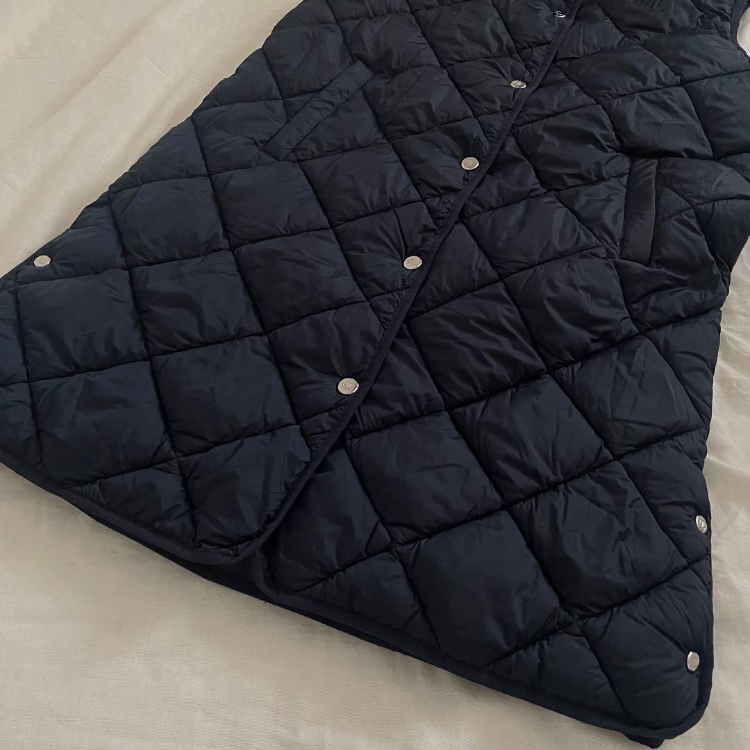 ラルフローレン♡ ロングベスト　ビッグロゴ刺繍　ネイビー