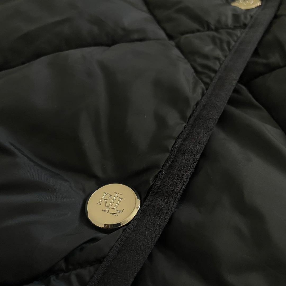 ラルフローレン♡ ロングベスト　ビッグロゴ刺繍　ネイビー