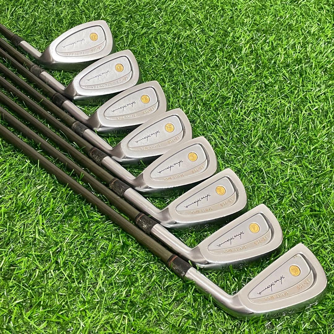 最高級 名器 ホンマ 金モグラ 4星 4S GP LB-708 アイアン 8本