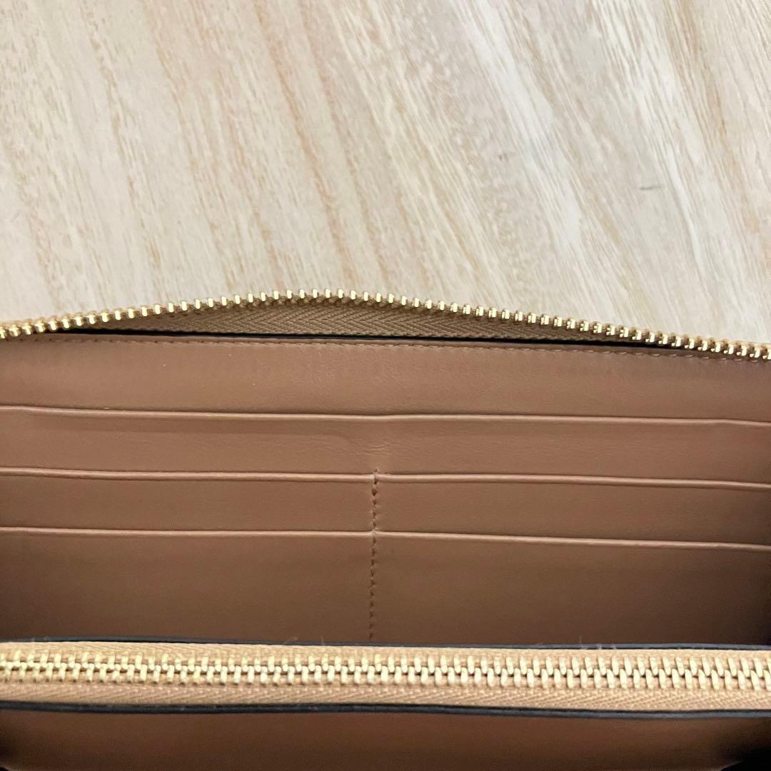 訳あり✨SMYTHSON✨スマイソン✨長財布 ラウンドジップ✨ライトブラウン