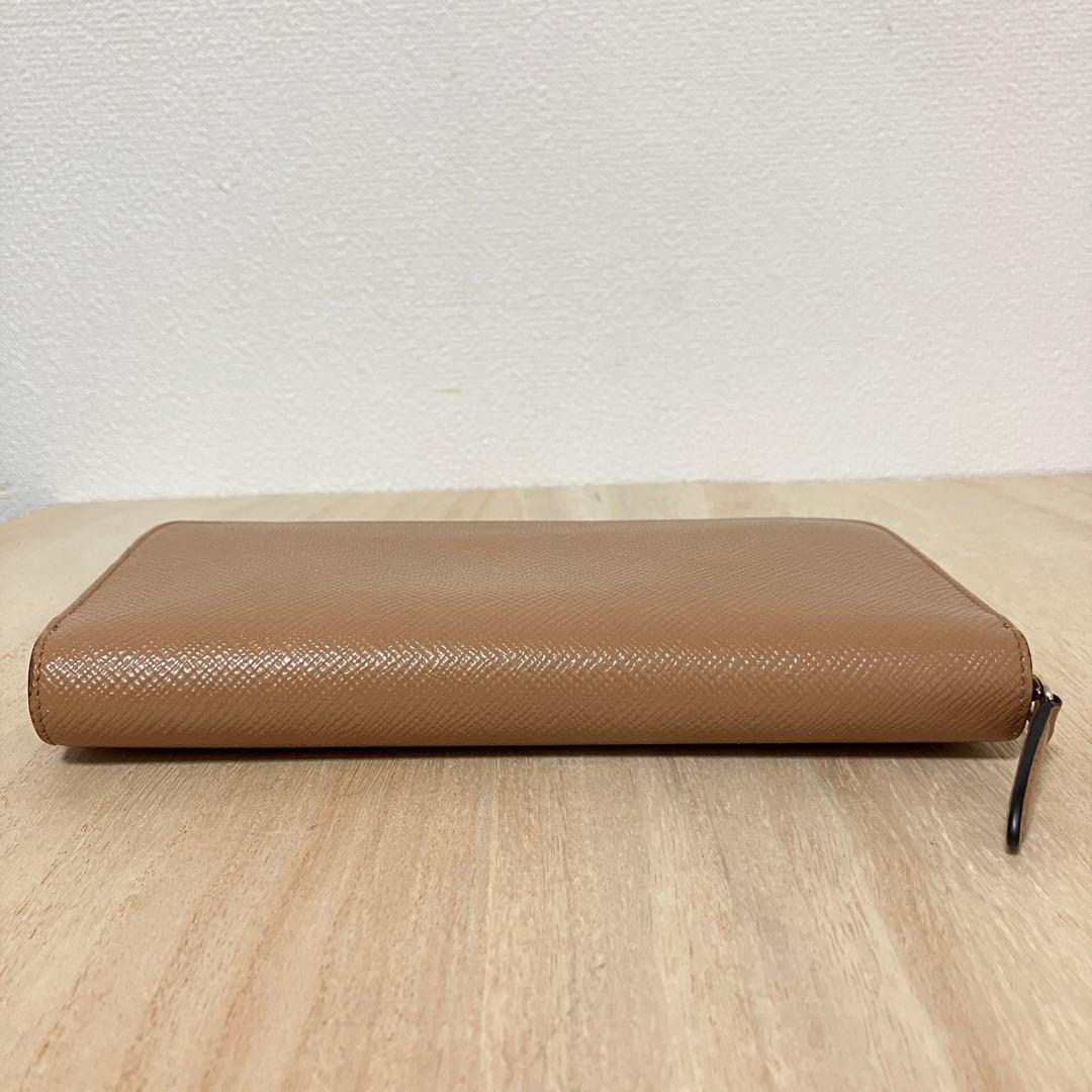 訳あり✨SMYTHSON✨スマイソン✨長財布 ラウンドジップ✨ライトブラウン
