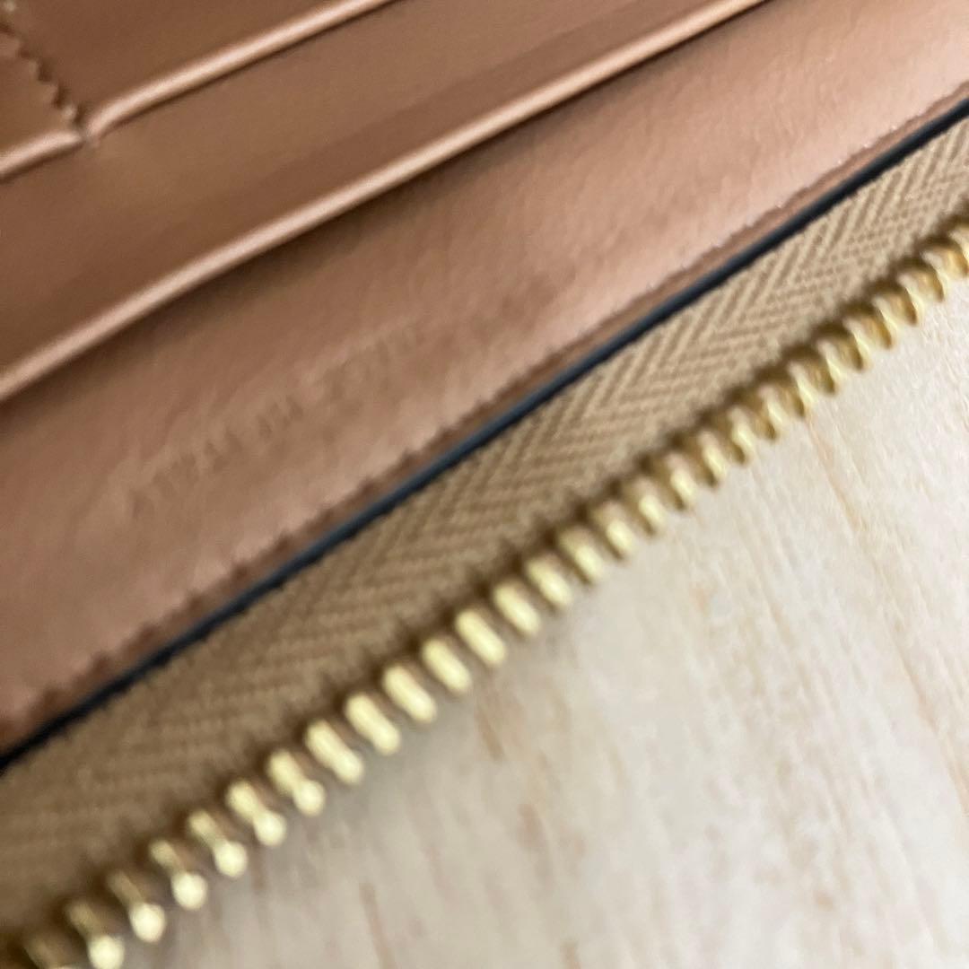 訳あり✨SMYTHSON✨スマイソン✨長財布 ラウンドジップ✨ライトブラウン