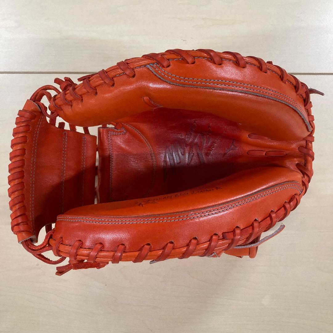 ミズノプロ MIZUNO PRO 軟式 キャッチャーミット C-7型 オレンジ