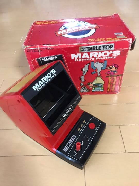 ゲームウォッチ マリオセメントファクトリー 箱付き