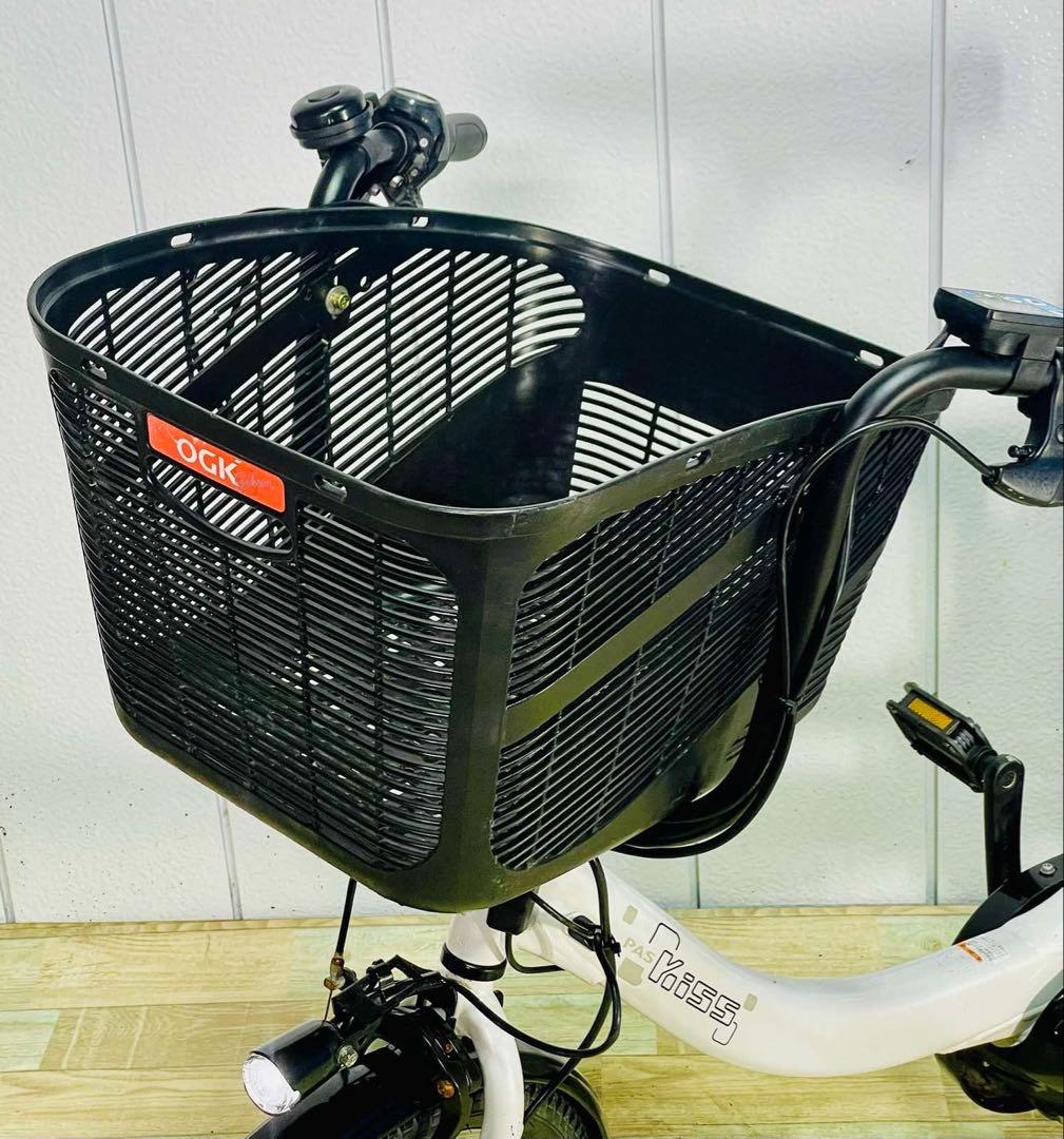 2870ヤマハ12.3アンペア3人乗り対応20インチ子供乗せ　電動アシスト自転車