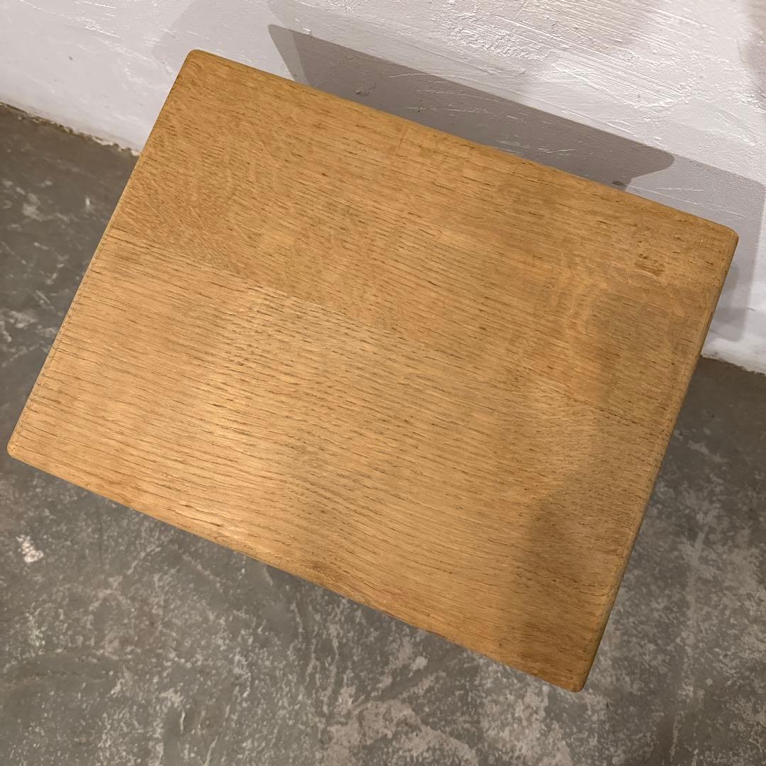 年末年始saleヴィンテージ　ネストテーブル　サイドテーブル　花台　剥離　2