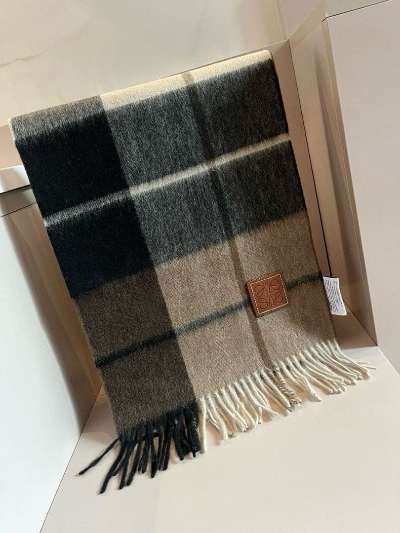 たろやきさん専用♡LOEWE マフラー 30×180cm チェック柄♡
