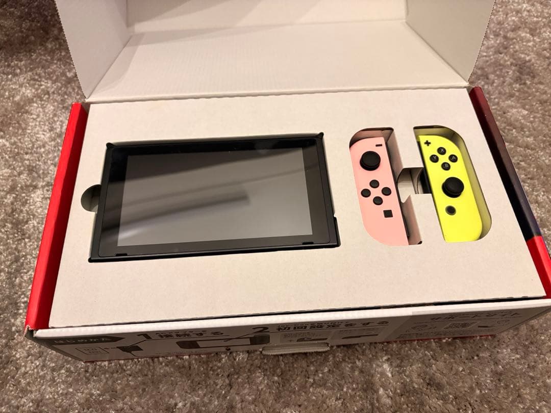 Nintendo Switch 本体 ピンク/イエロー Joy-Con