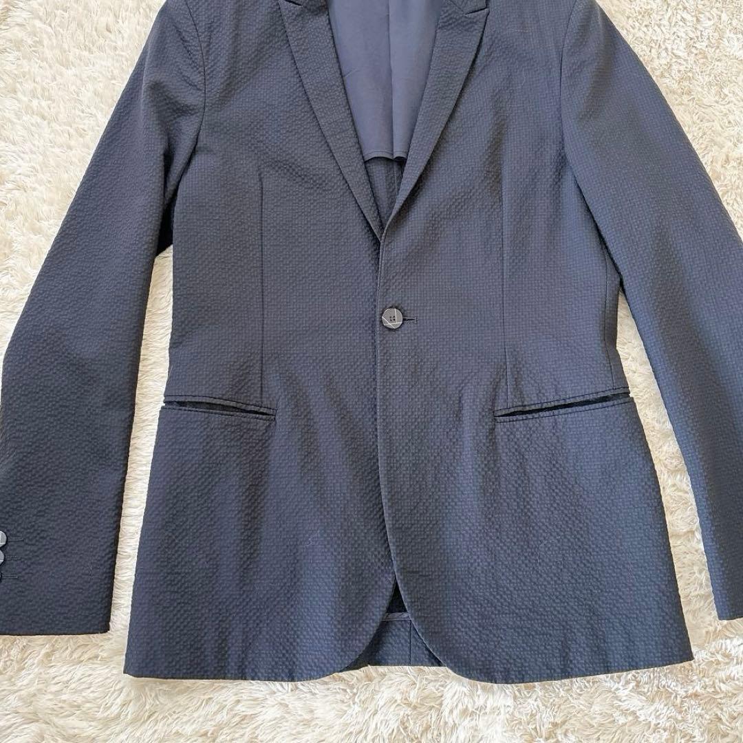 エンポリオアルマーニ　スーツ　セットアップ　ネイビー　春夏　44サイズ