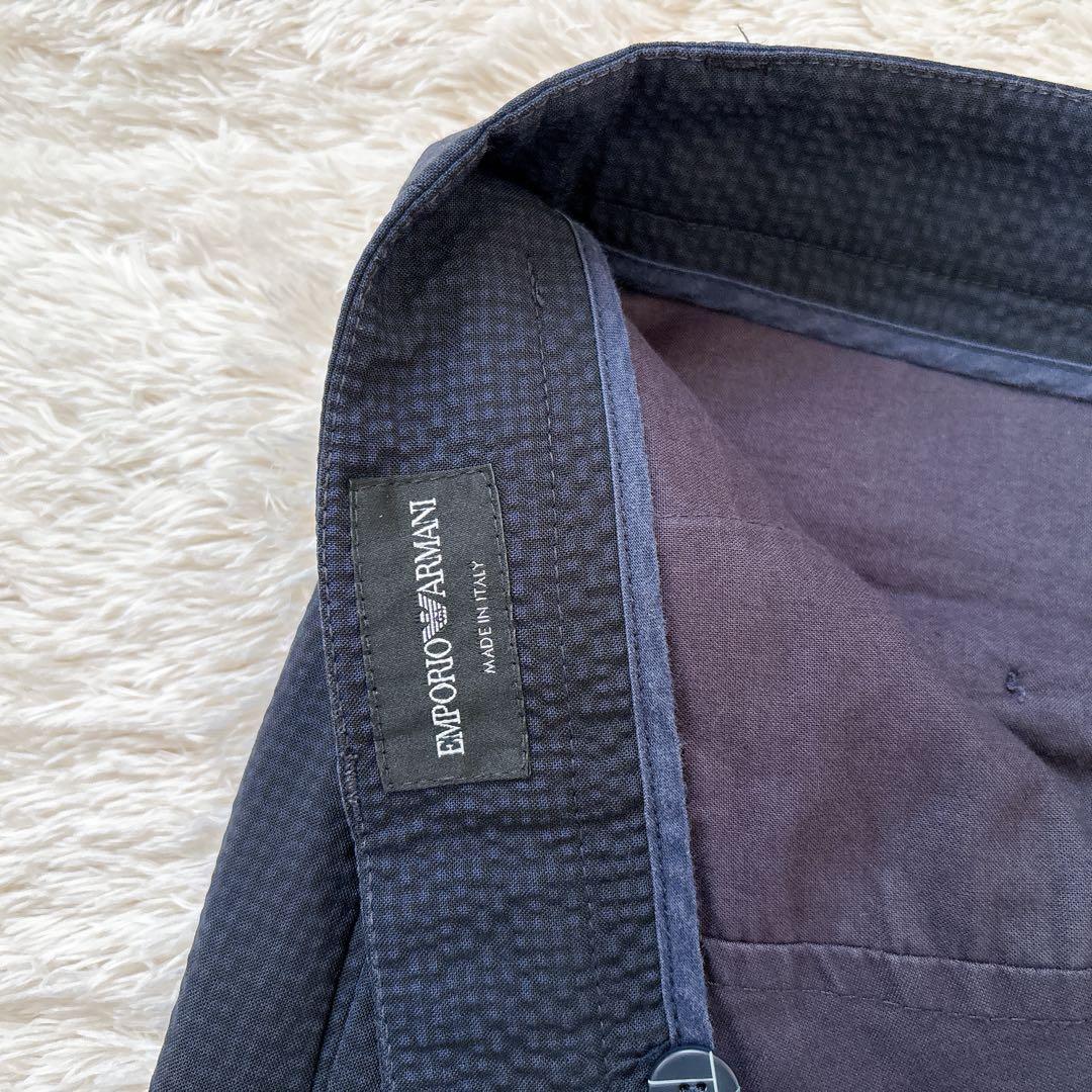 エンポリオアルマーニ　スーツ　セットアップ　ネイビー　春夏　44サイズ