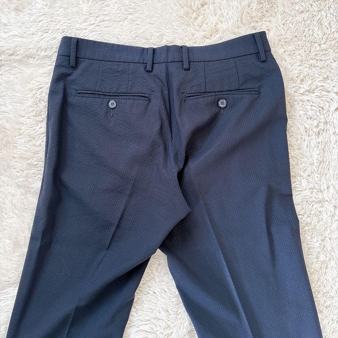 エンポリオアルマーニ　スーツ　セットアップ　ネイビー　春夏　44サイズ