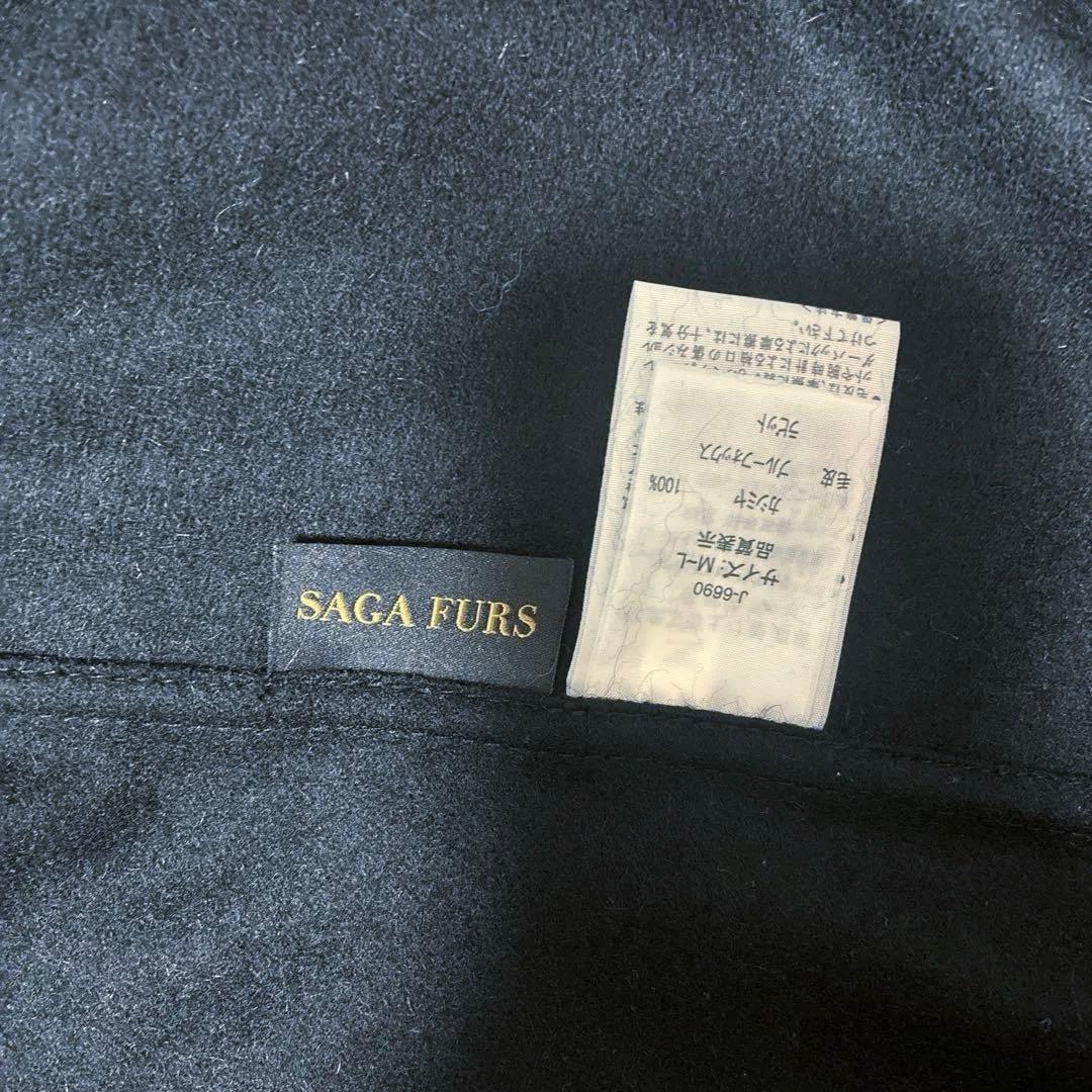タイムセール✨最高級✨SAGA FURS カシミヤケープ ポンチョ フォックス