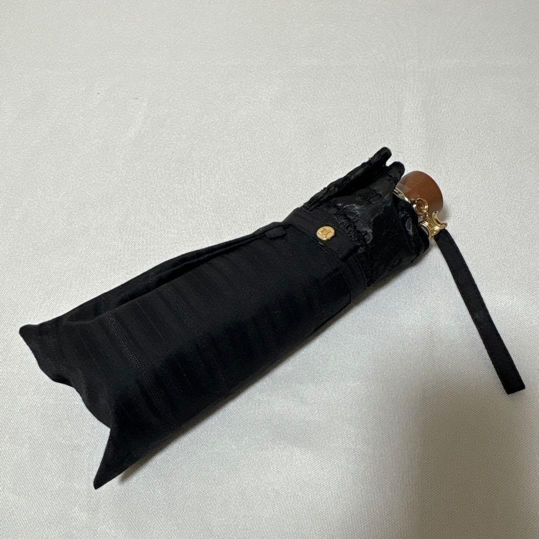 レア CELINE セリーヌ マカダム オーガンジー ムーンバット パラソル