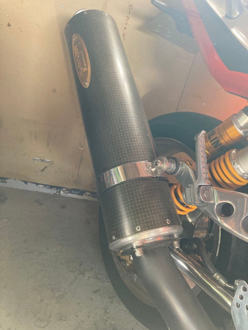 zrx1100 zrx1200 techserf スリップオンマフラー