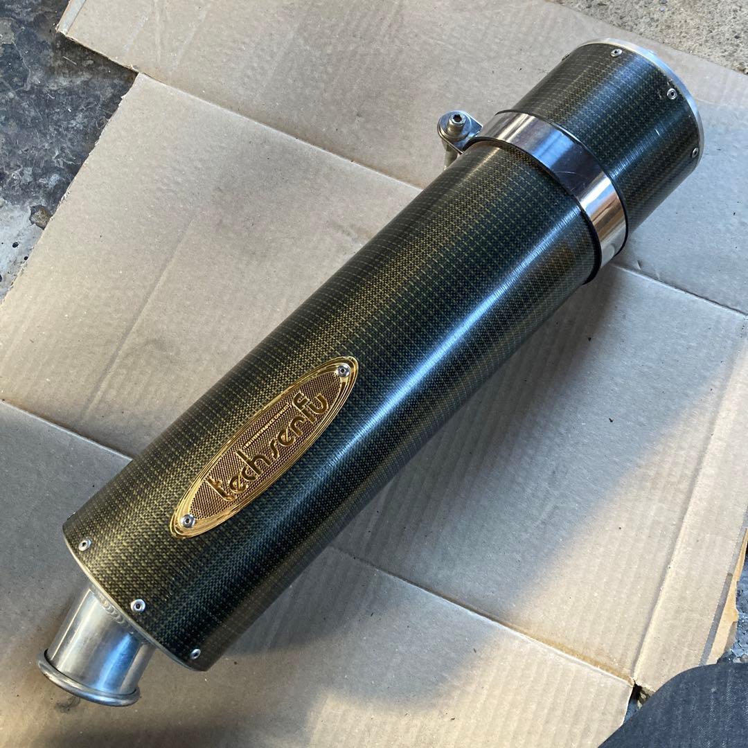 zrx1100 zrx1200 techserf スリップオンマフラー