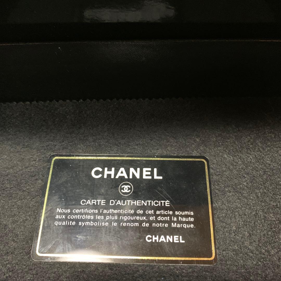 ★CHANEL★ブラック 長財布 認証カード付き