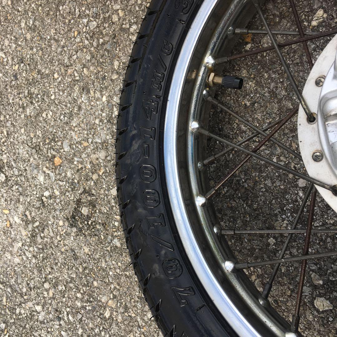 スーパーカブ110 フロントホイール