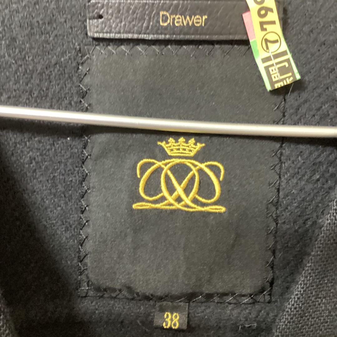 drawerドウロワーウールコート一枚仕立て　38