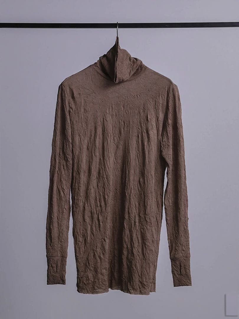 トップス PRY Craft Fabric Layered Turtle-neck 2