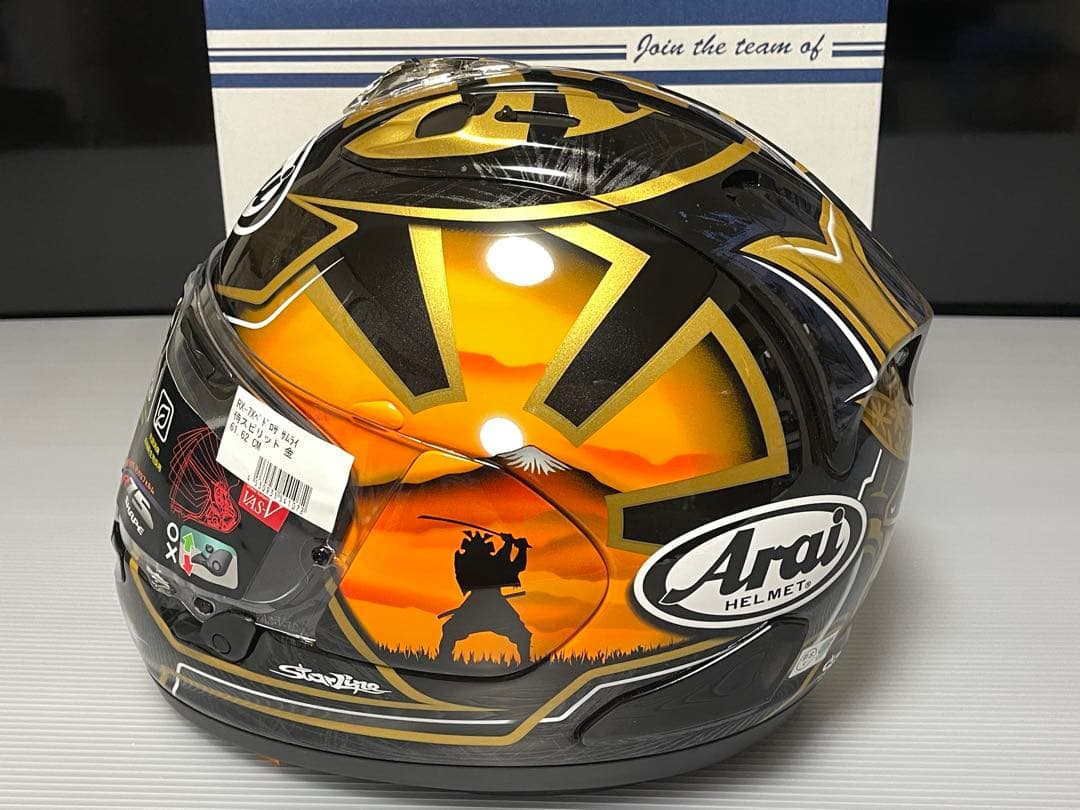 【新品 希少】 Arai RX-7X ペドロサ サムライ 侍 XLサイズ 金