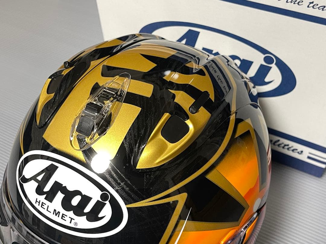 【新品 希少】 Arai RX-7X ペドロサ サムライ 侍 XLサイズ 金