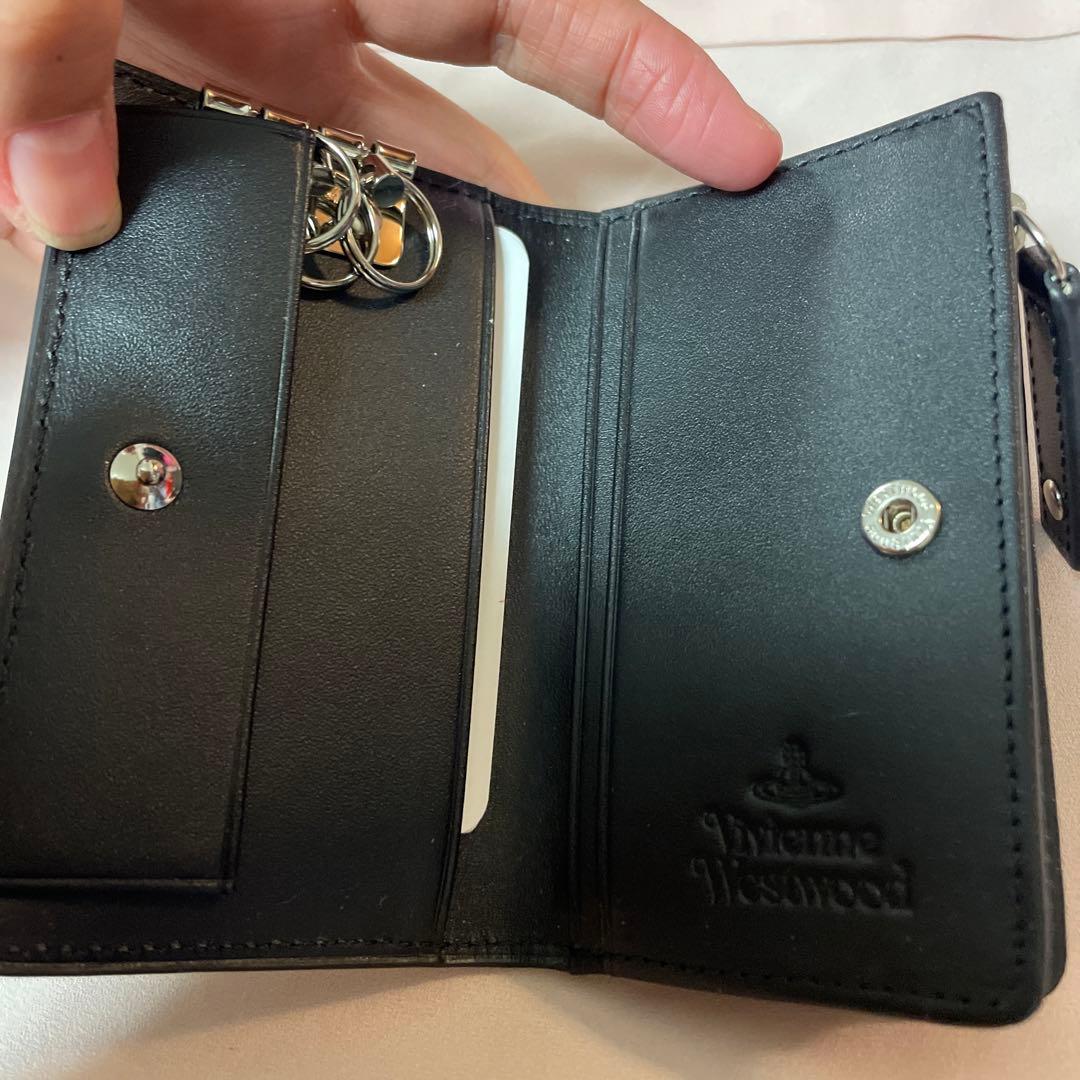 新品 ヴィヴィアンウエストウッド キーケース スター ハート ムーン 星月黒系