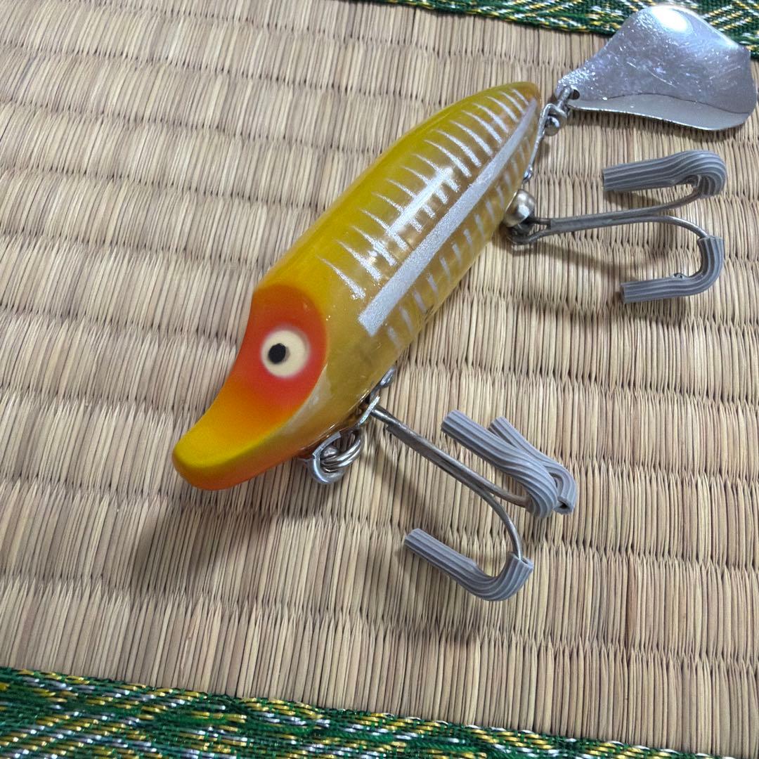 オールド　ヘドン　フラップテール　XRY イエロースケール