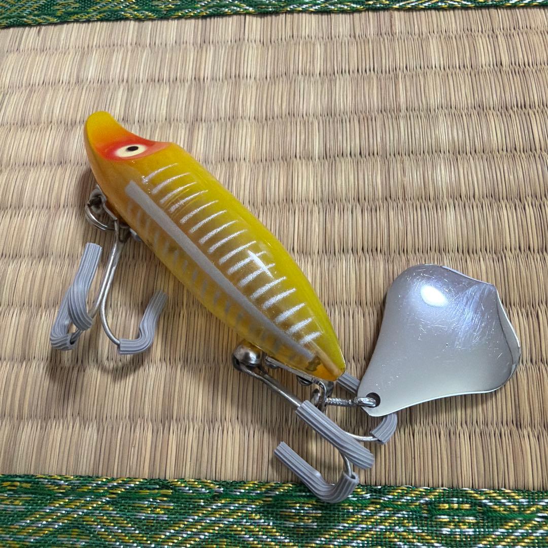 オールド　ヘドン　フラップテール　XRY イエロースケール