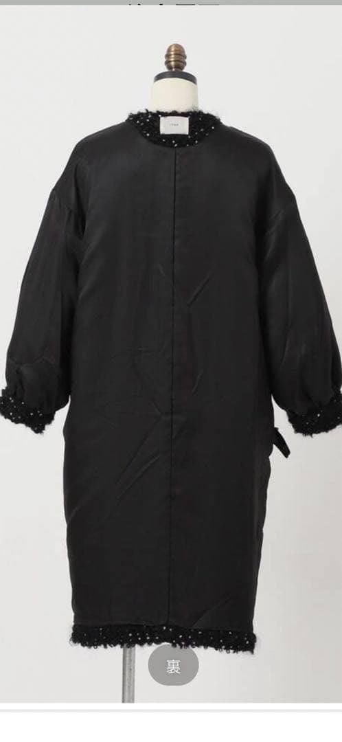 みなひこさま専用　IENA ドットアストラカンクルーネックコート