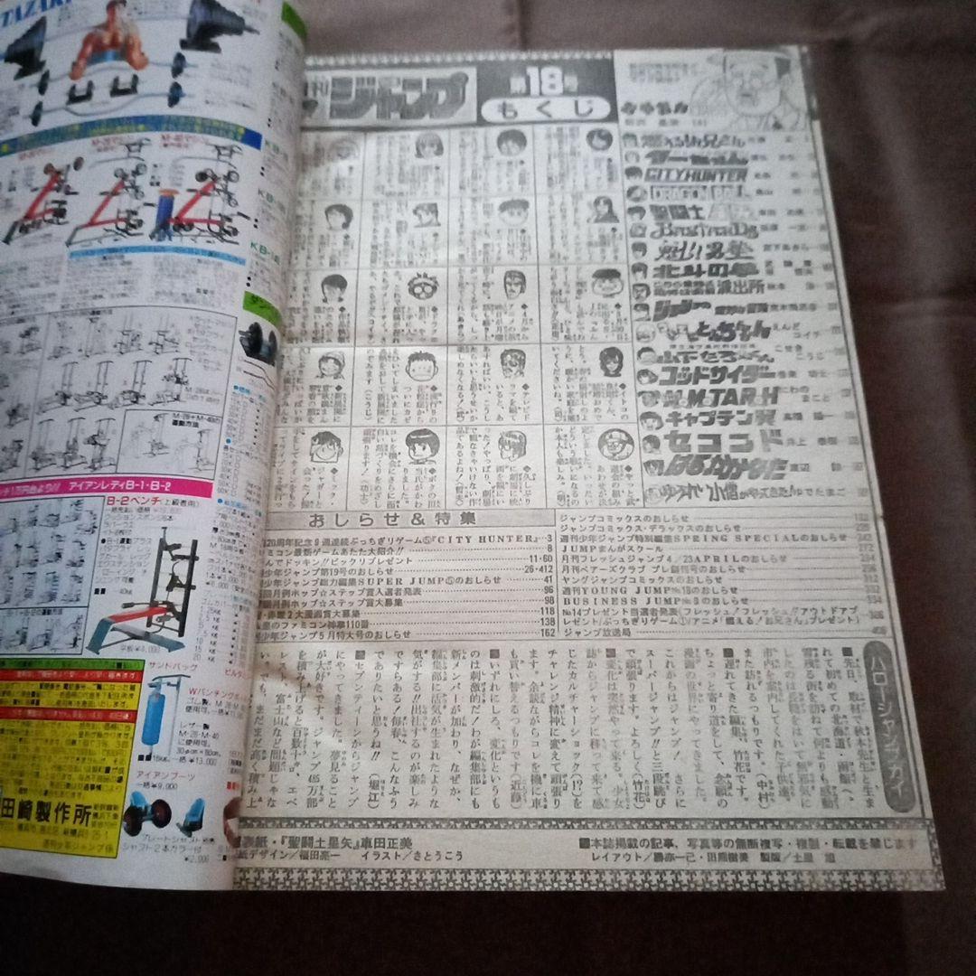 【当時物美品】週刊 少年 ジャンプ 1988年18号 漫画 アニメ