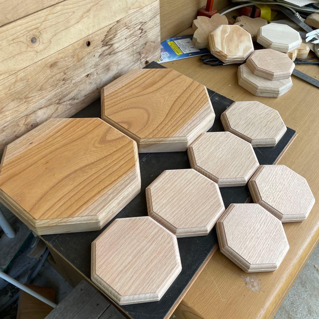 ににりんさんじんさん専用木製花台飾り台m598