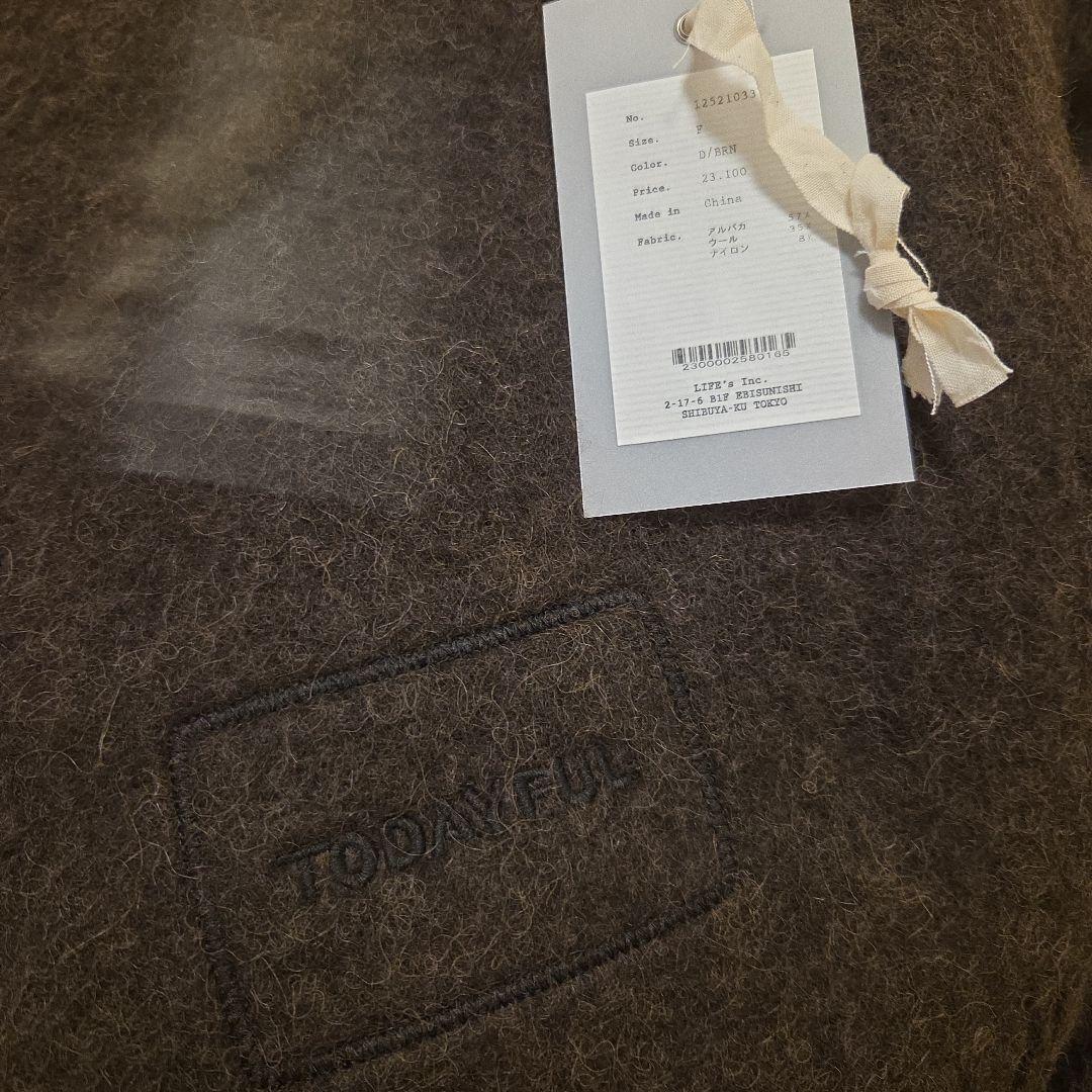 小物 todayful Brashed Volume Stole