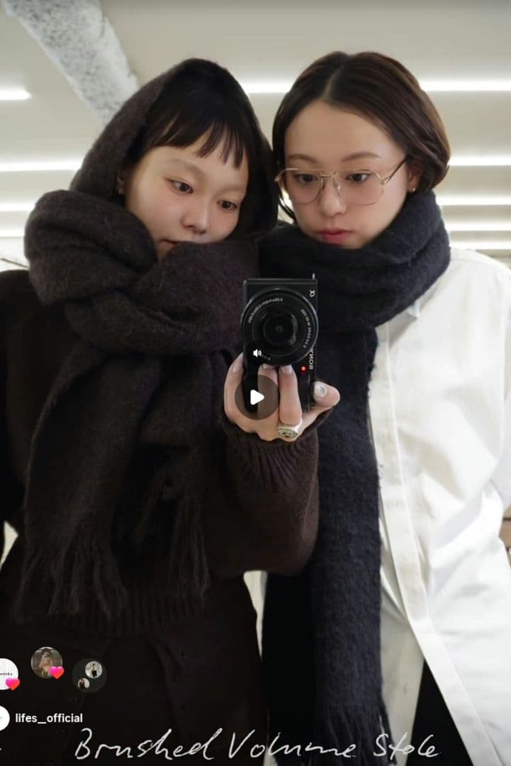 小物 todayful Brashed Volume Stole