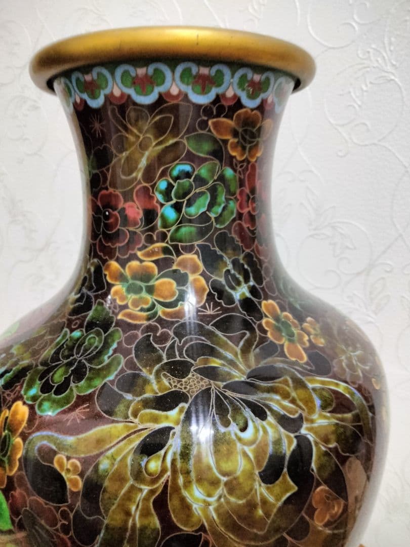 G*n様 中国七宝焼　花瓶　大きめ
