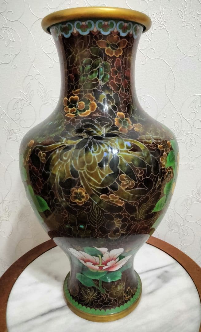 G*n様 中国七宝焼　花瓶　大きめ