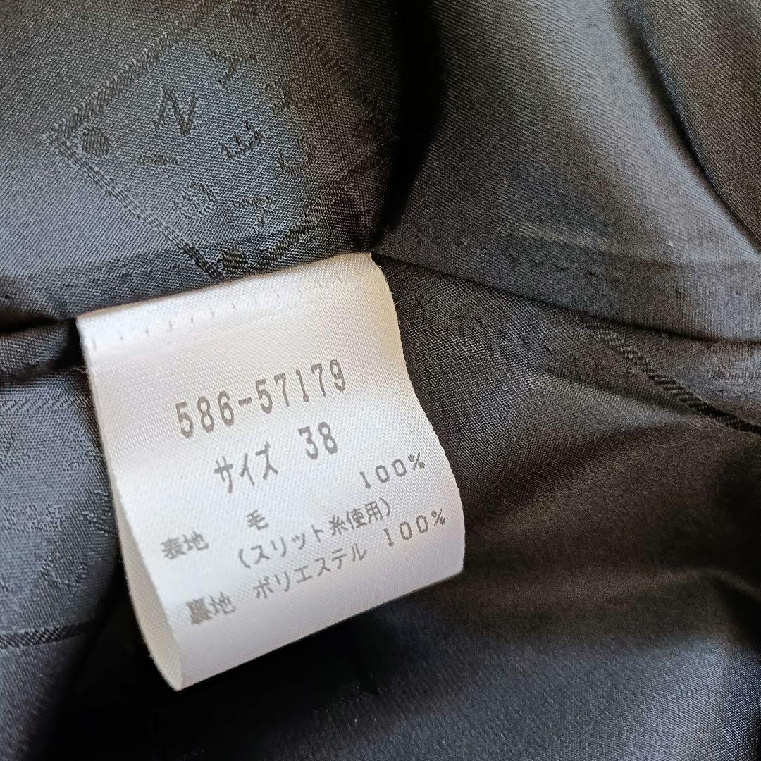 GIVENCHY ラメ仕様 レディースノーカラージャケット Vネック 38 黒系