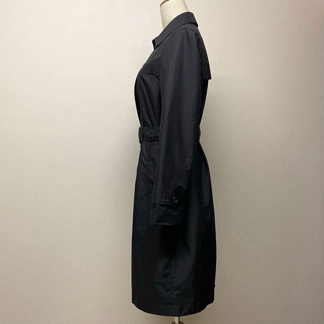 【美品】Paul Stuart ブラック 2WAY上質トレンチコート