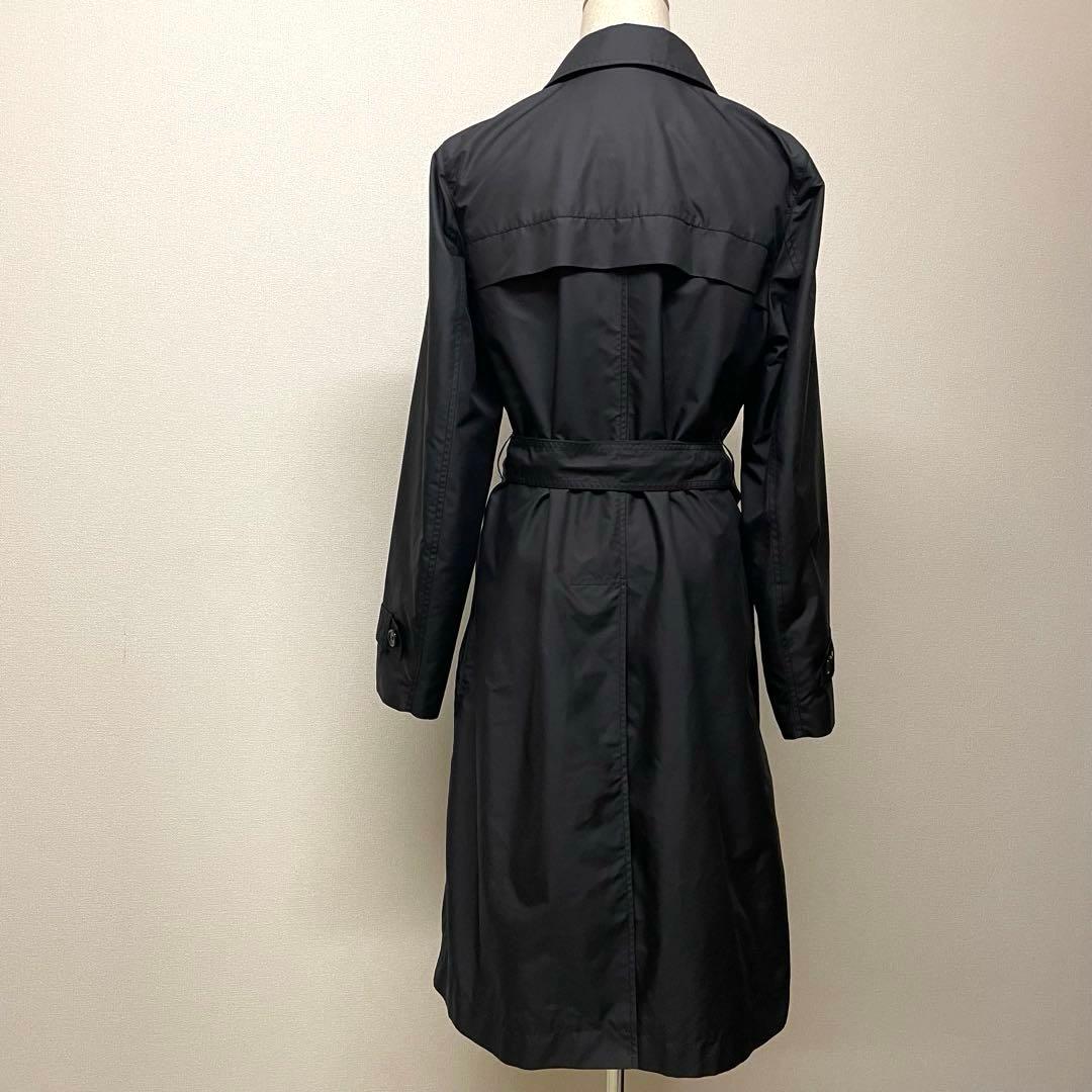 【美品】Paul Stuart ブラック 2WAY上質トレンチコート