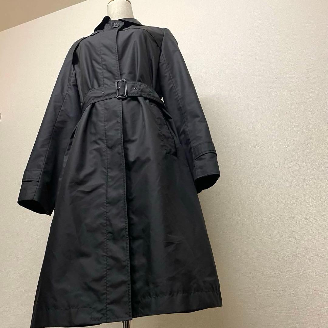 【美品】Paul Stuart ブラック 2WAY上質トレンチコート
