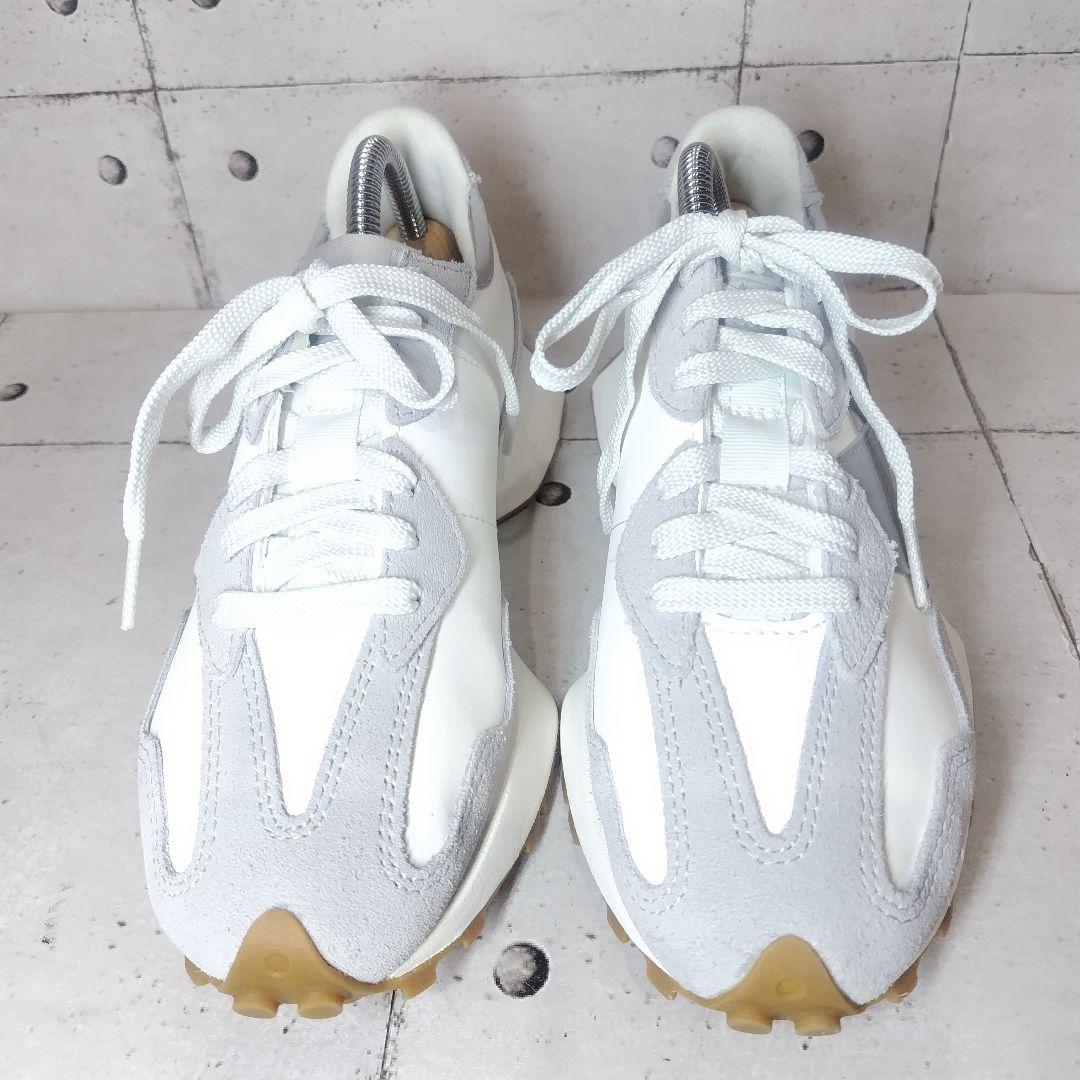 【試着のみ】ニューバランス レディース WS327NKC ホワイト×グレー