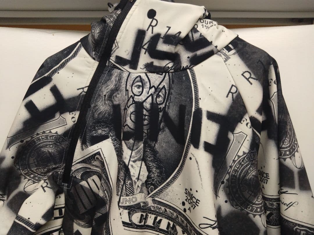 ラッセルノ ドル紙幣デザイン 　ボンディングパーカー