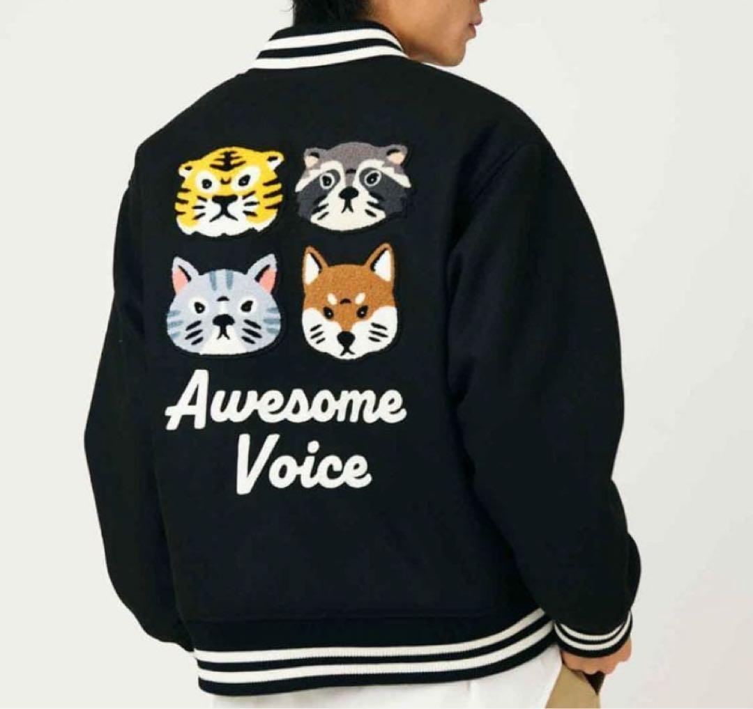 大幅値下げ新品グラニフオーサムボイスアニマルズスタジアムジャンパーXL